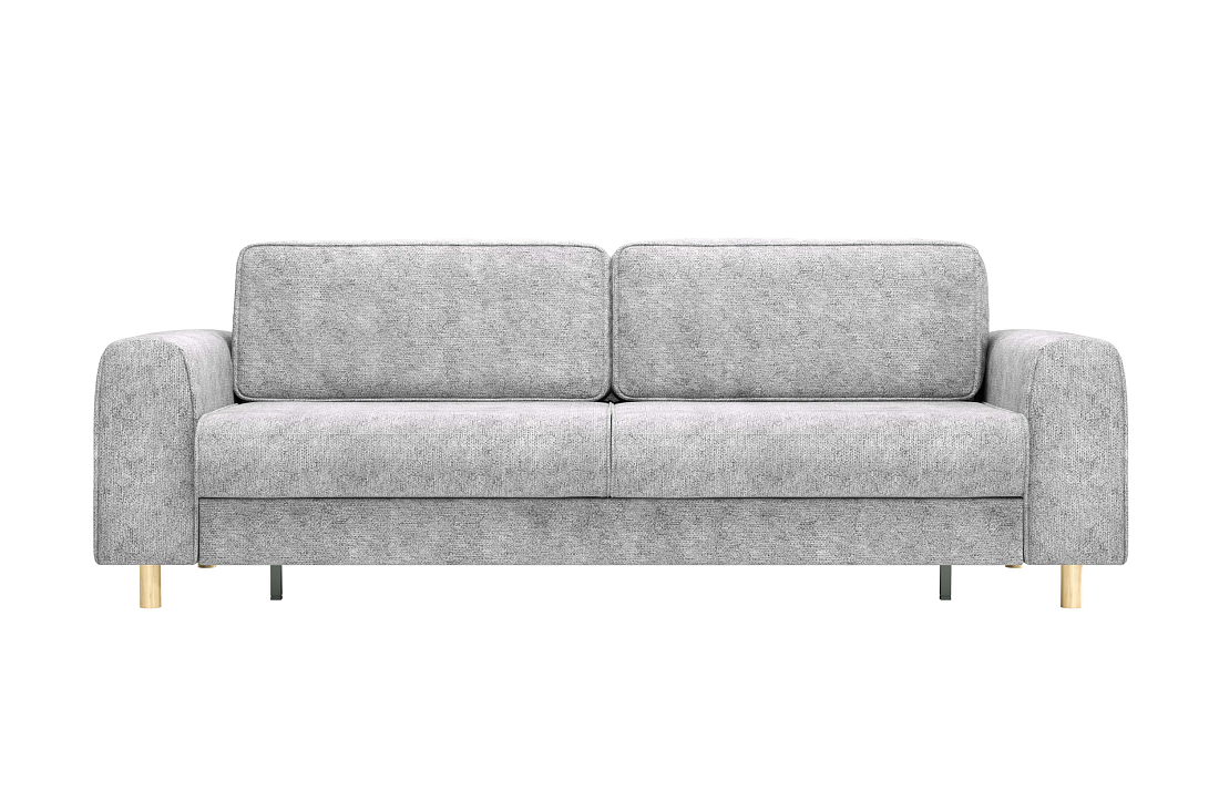 Шелдон / Диван - кровать 3-х местн. велюр sierra 1 светло-серый